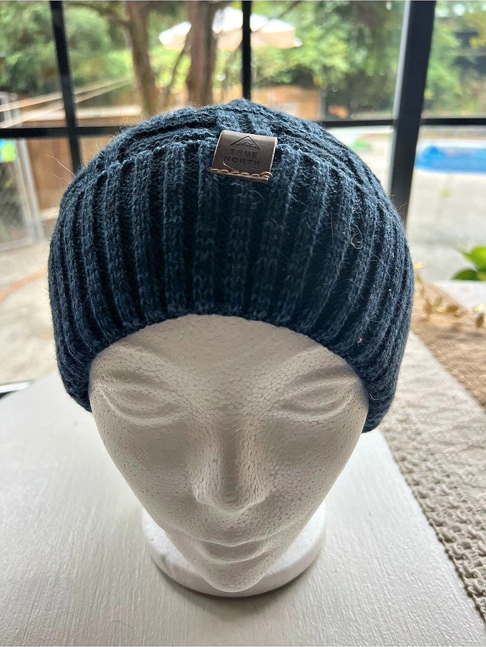 True North Knit Pom-Pom Hat in Black